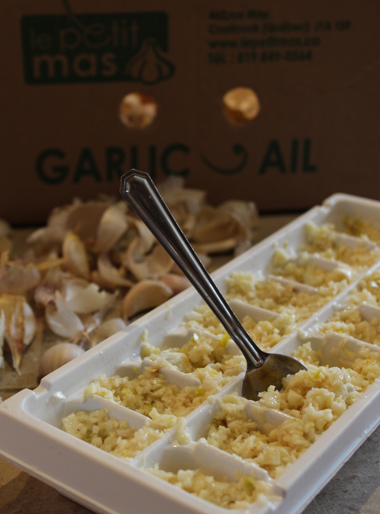Purée d'ail du Québec congelée - Recette - Le Petit Mas